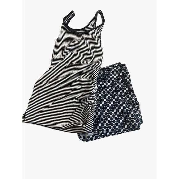 Mothers en Vogue Maternity Short Set Women's Size Large Old Navy Shirt Size Smal - Picture 1 of 7